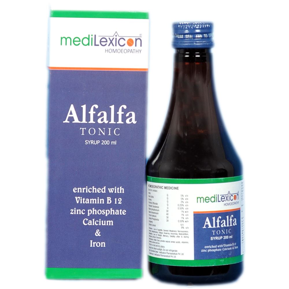 Medilexicon Alfalfa Tonic Syrup (200ml)