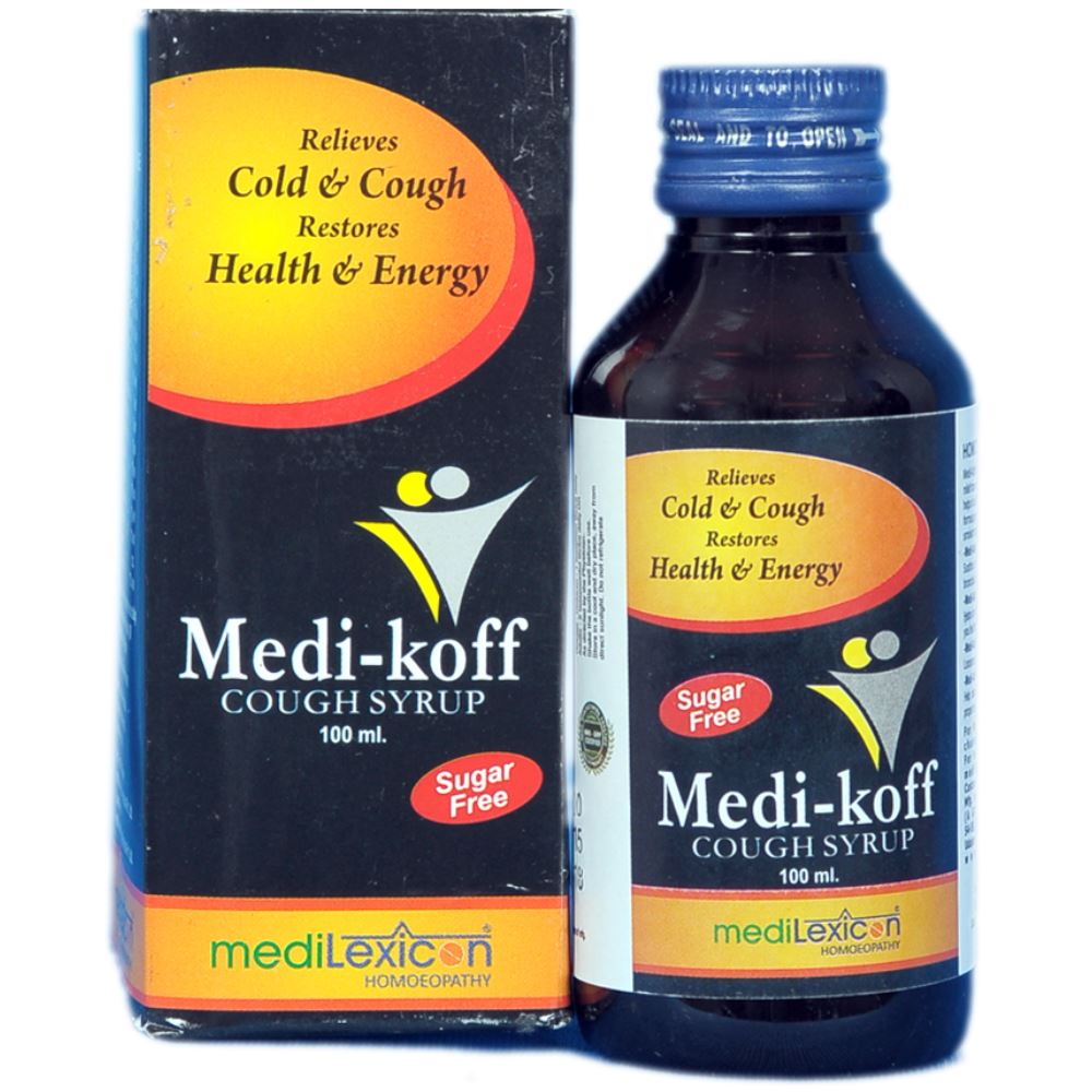 Medilexicon Medi-Koff Cough Syrup Sugr Free (100ml)