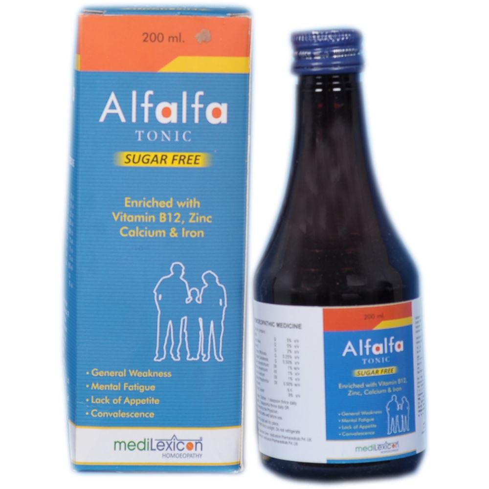 Medilexicon Alfalfa Sugar Free Tonic (200ml)