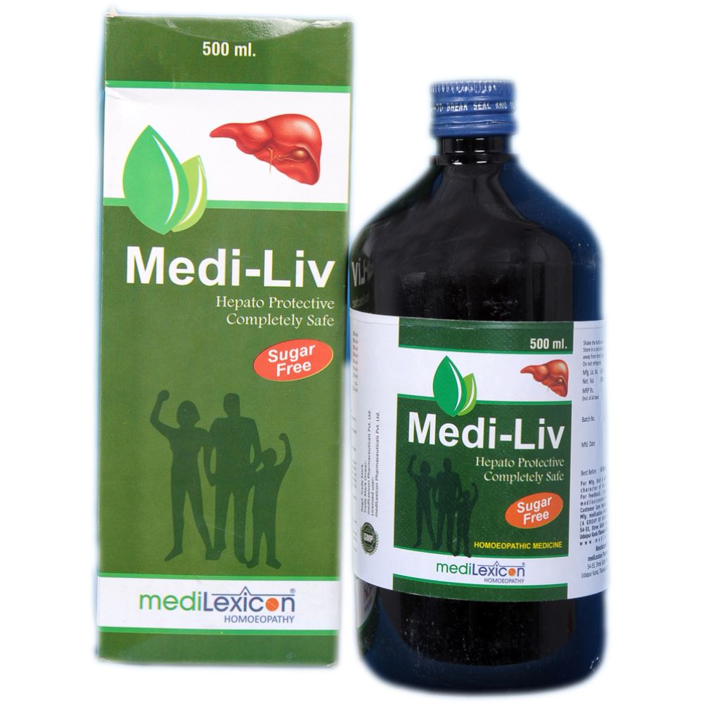 Medilexicon Medi-Liv Hepato Protective Sugar Free Syrup (500ml)