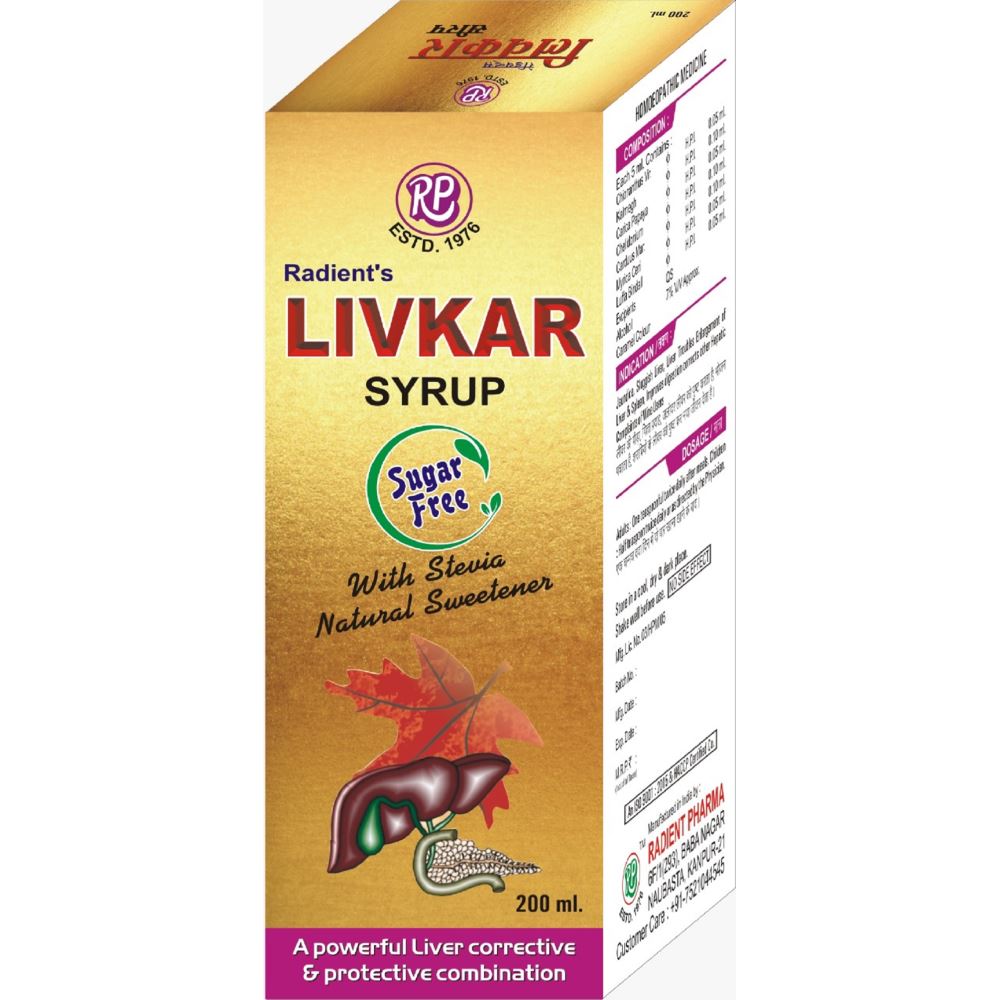 Radient Livkar Syrup {Sugar Free} (200ml)
