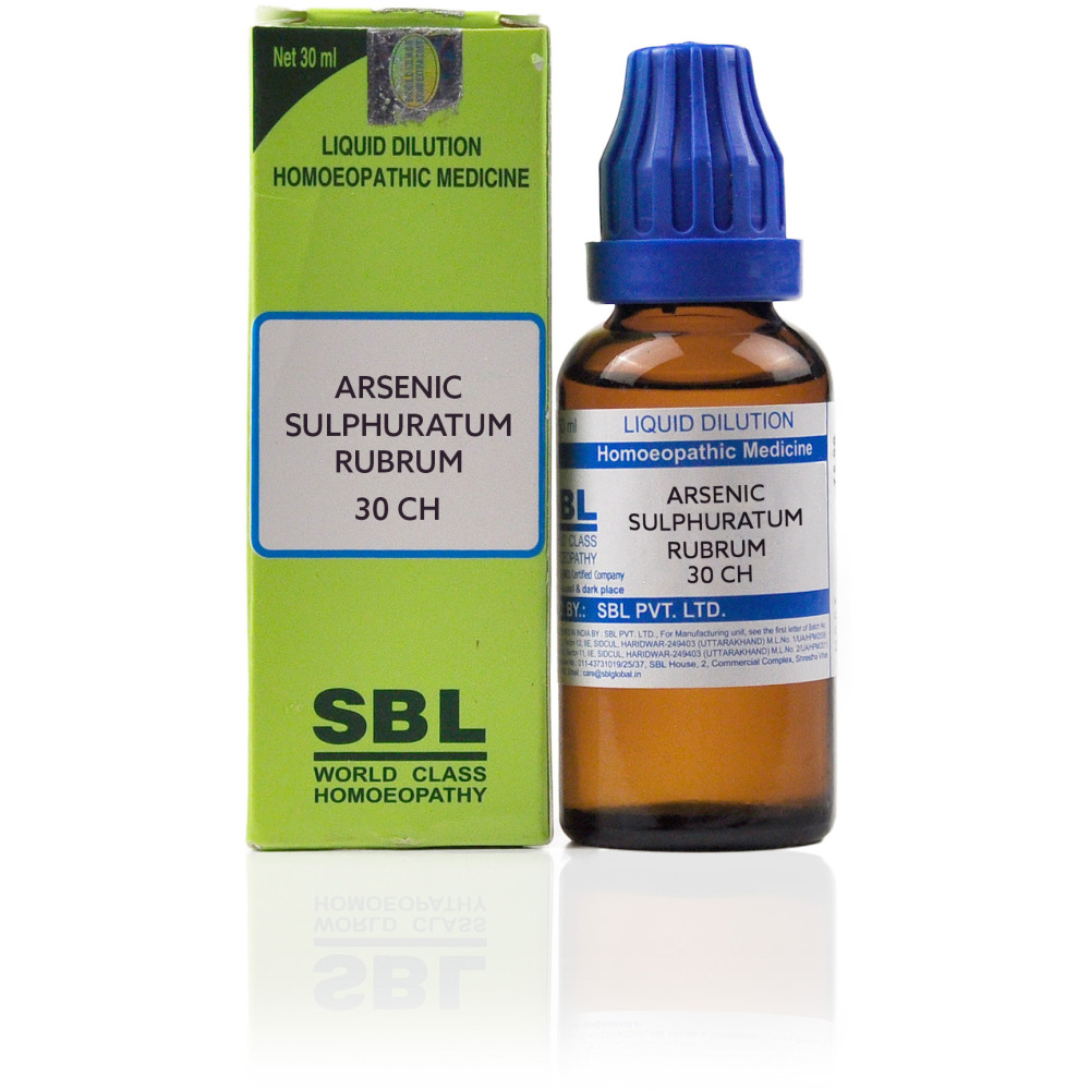 SBL Arsenic Sulphuratum Rubrum 30 CH (30ml)