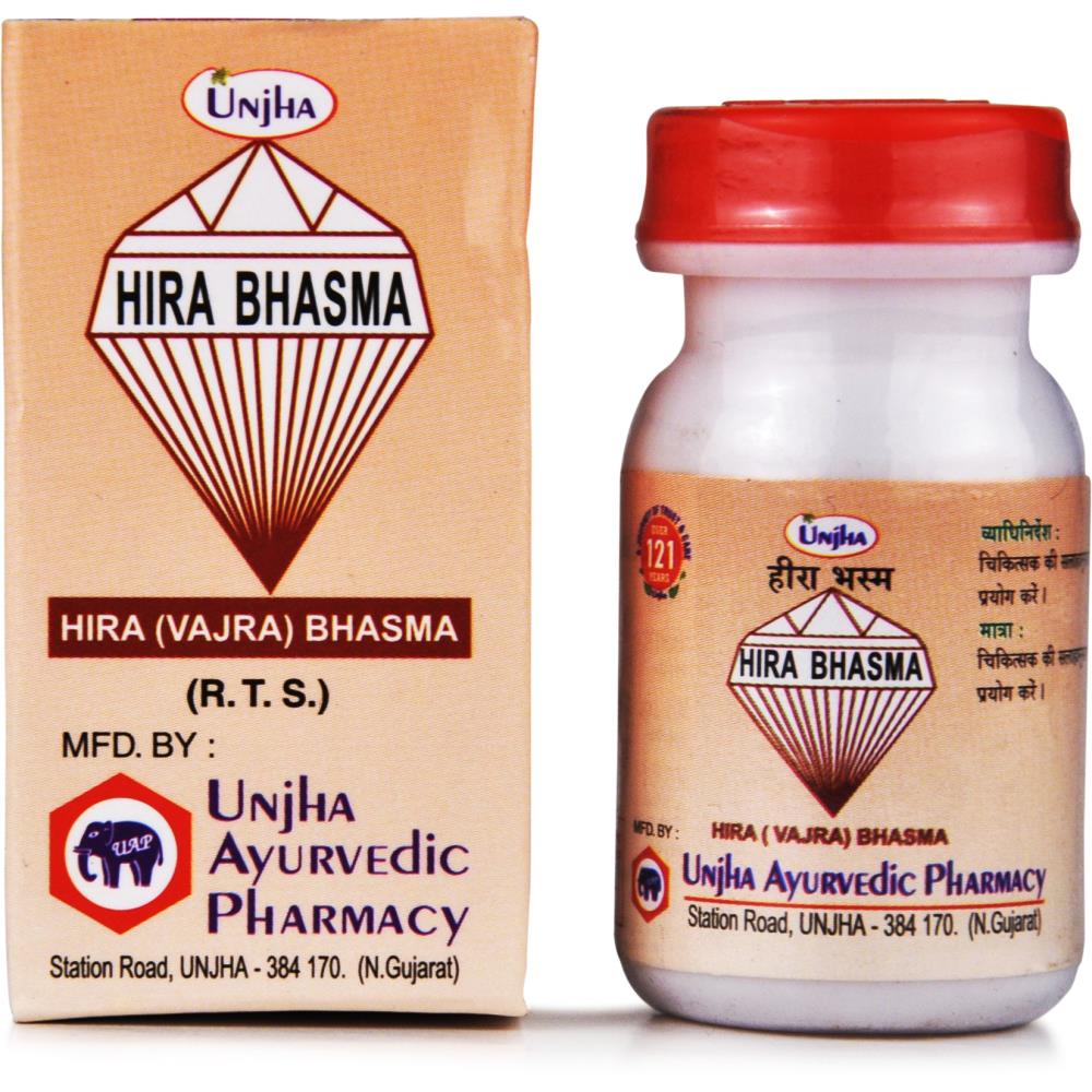 Unjha Hira (Vajra) Bhasma (100mg)