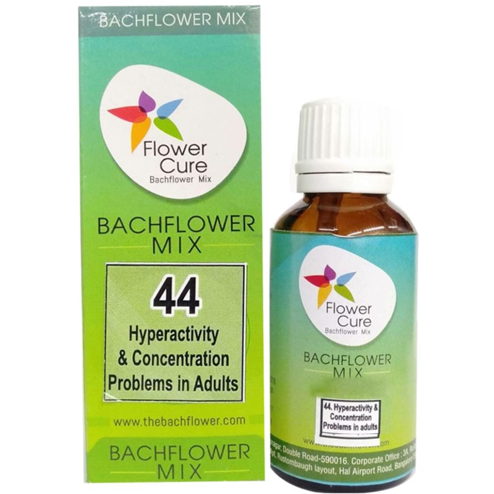 Bach Flower Mix 44 Hyperactivity & Concentration Problems In Adults Drop (30ml)