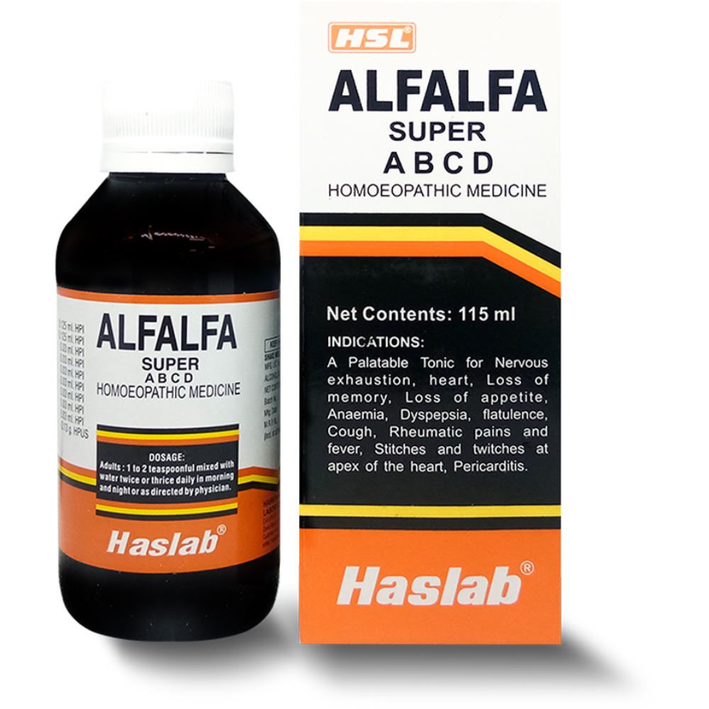 Haslab Alfalfa Super Tonic with Vitamin A B C D (200ml)