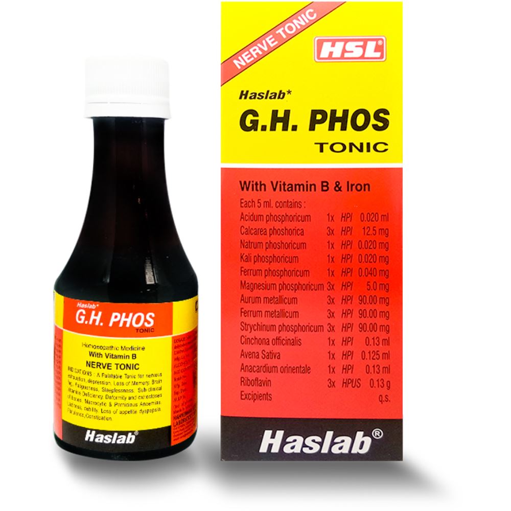 Haslab G H Phos Tonic with Vitamin B and Iron (200ml)