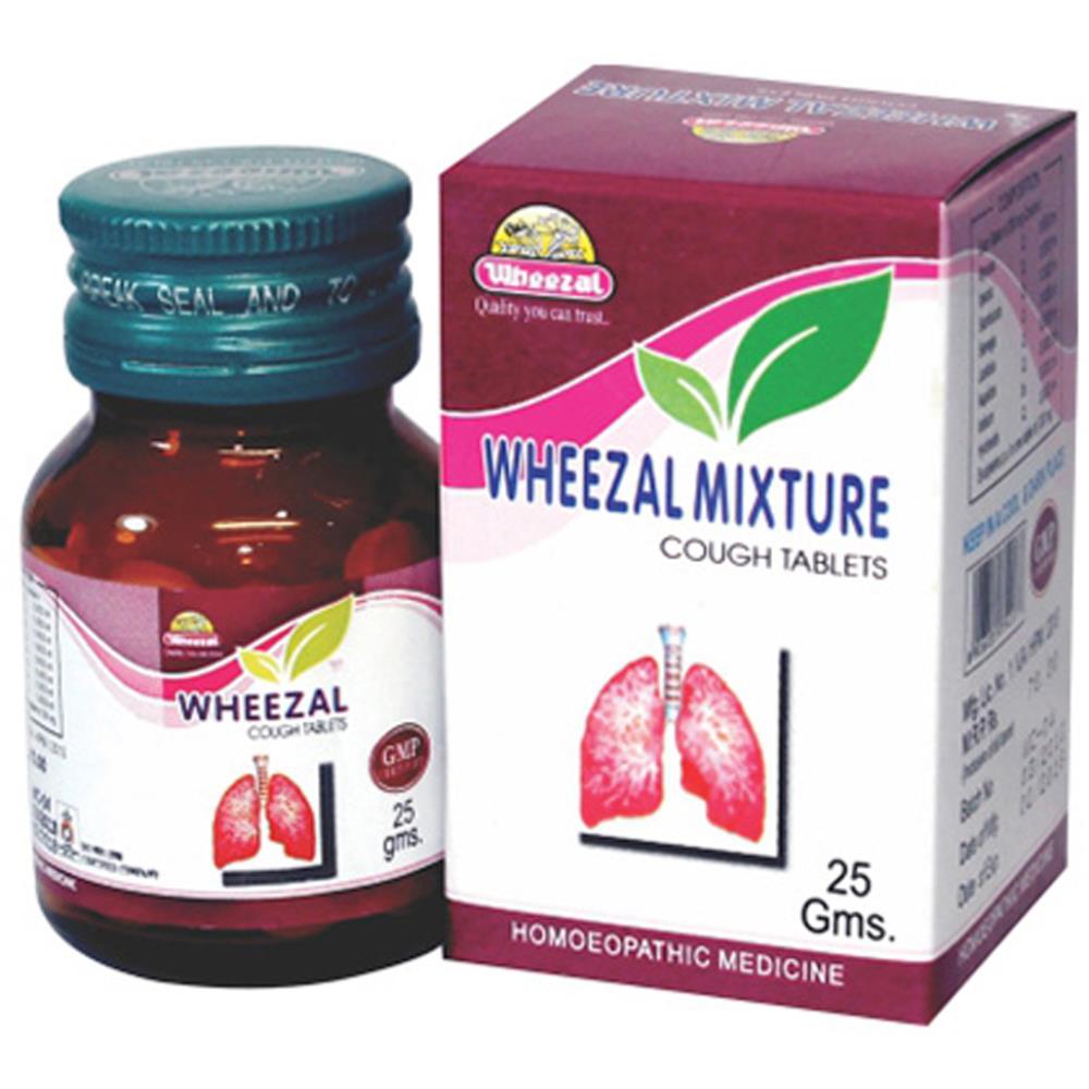 Wheezal Wheezal Mixture Tablets (25g)