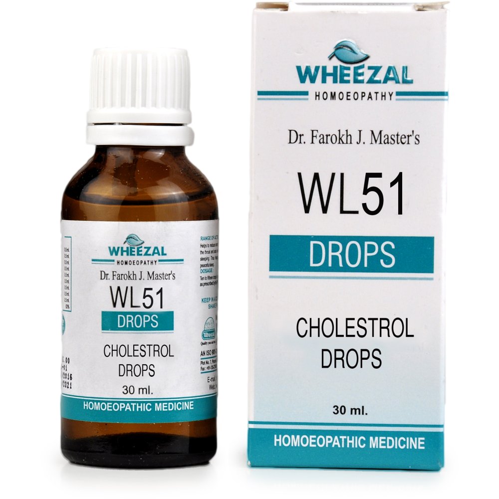 Wheezal WL-51 Cholestrol Drops (30ml)