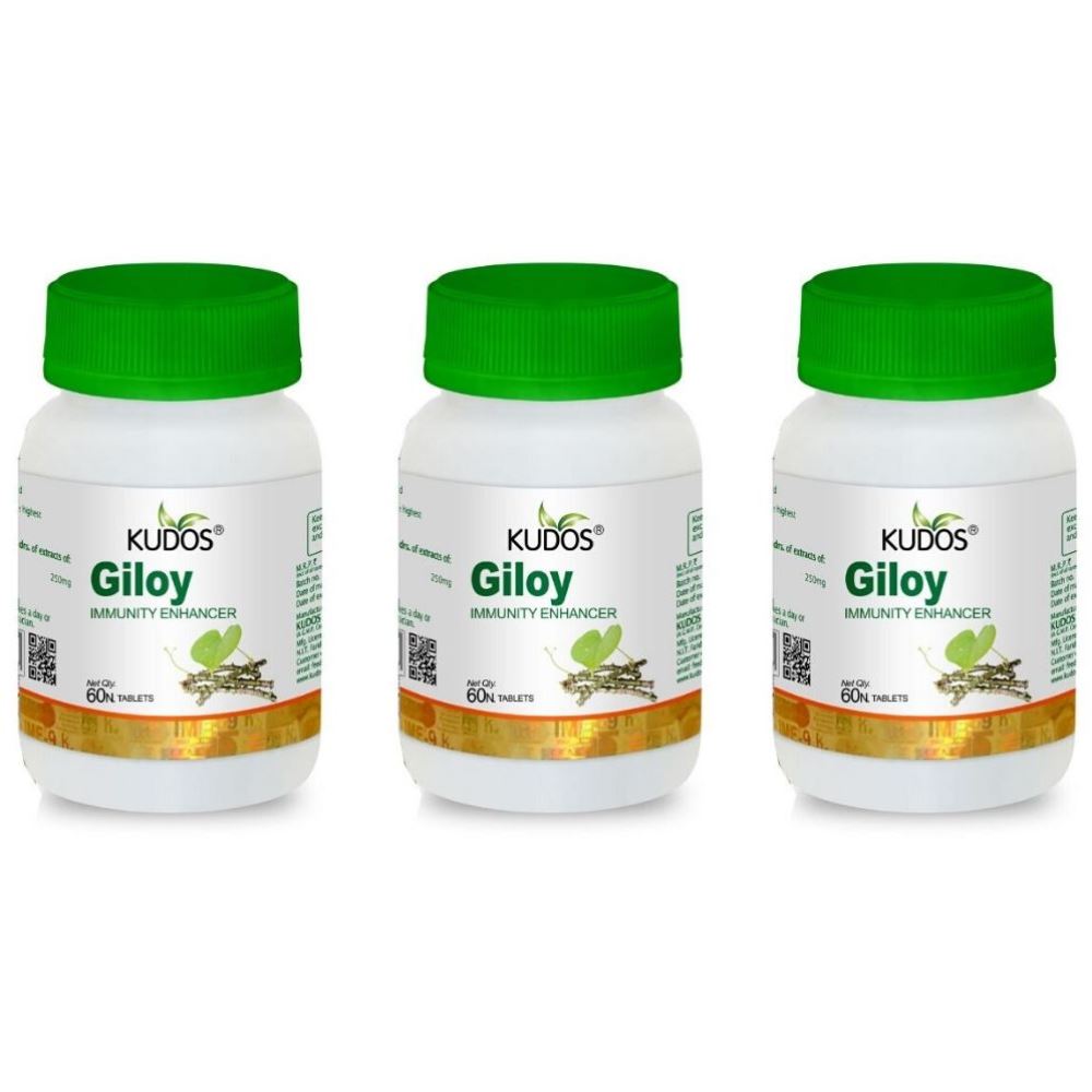 Kudos Giloy Tablets (60tab, Pack of 3)