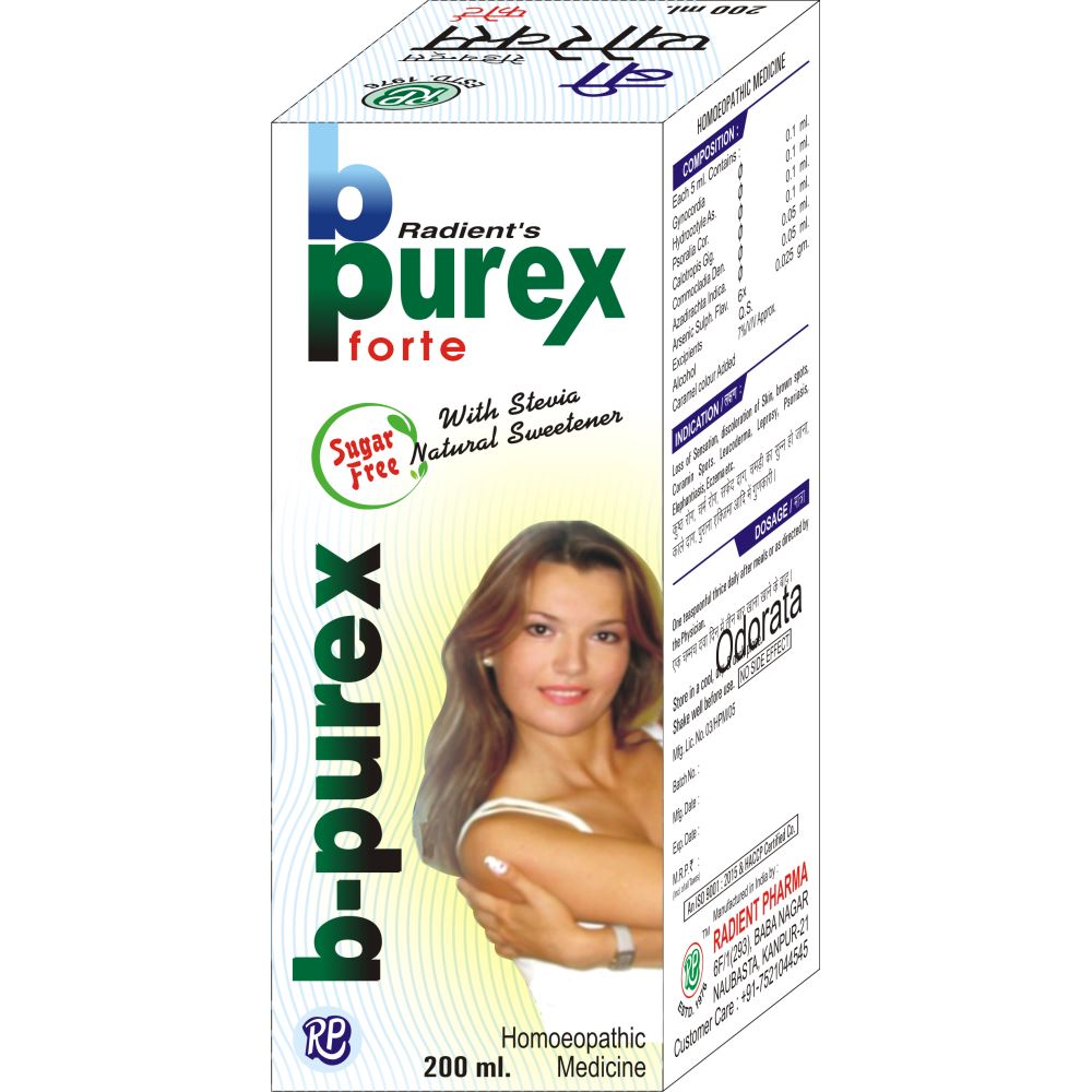 Radient B-Purex Forte Sugar Free Syrup (200ml)