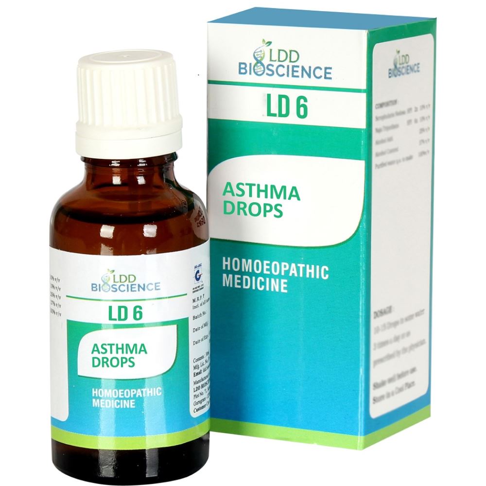 LDD Bioscience Ld 6 Asthma Drops (30ml)