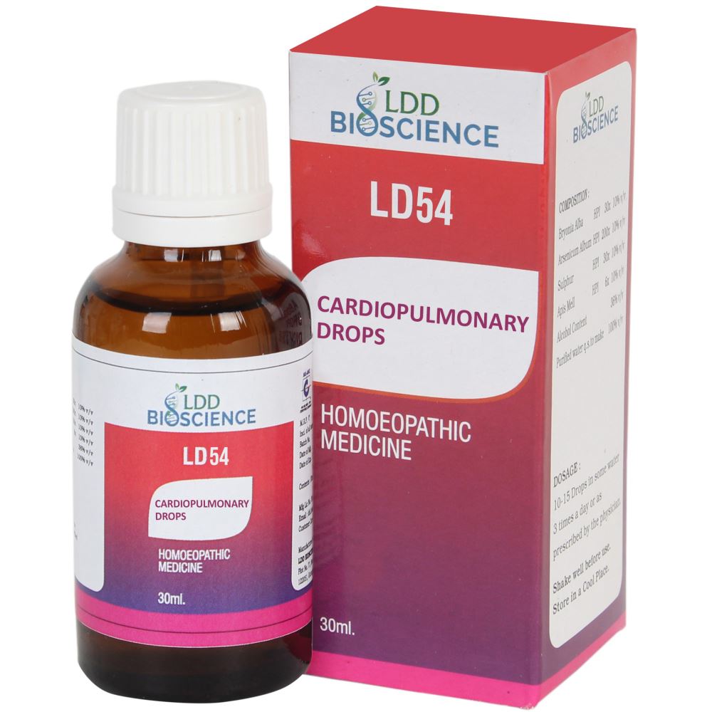LDD Bioscience Ld 54 Cardiopulmonary Drops (30ml)