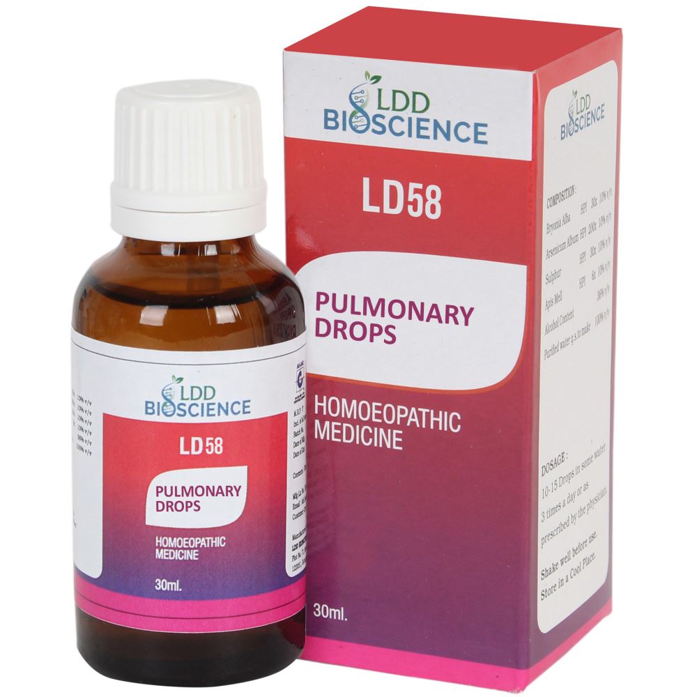 LDD Bioscience Ld 58 Pulmonary Drops (30ml)