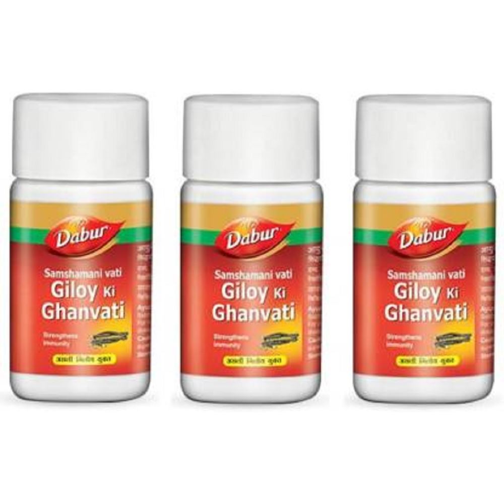 Dabur Giloy Ki Ghanvati Tablets (40tab, Pack of 3)