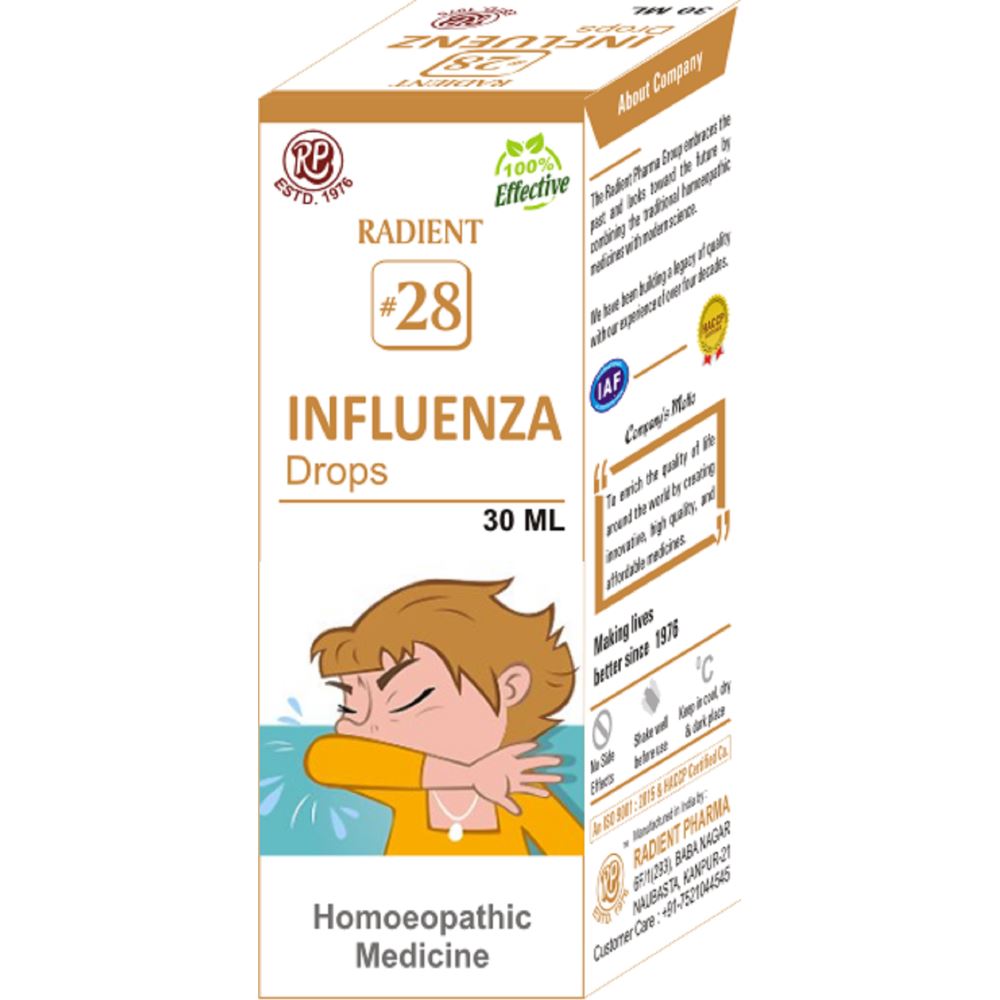 Radient 28 Influenza Drops (30ml)
