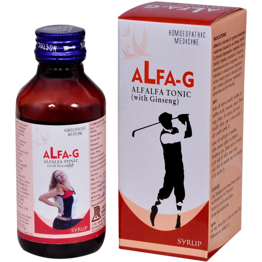 Ralson Remedies Alfa-G Alfalfa Tonic With Ginseng (200ml)