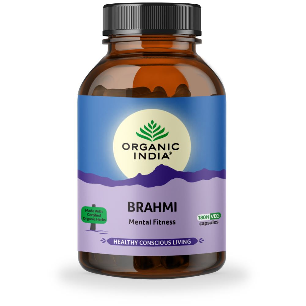 Organic India Brahmi Capsules (180caps)