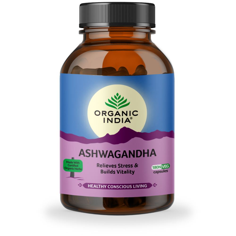 Organic India Ashwagandha Capsules (180caps)