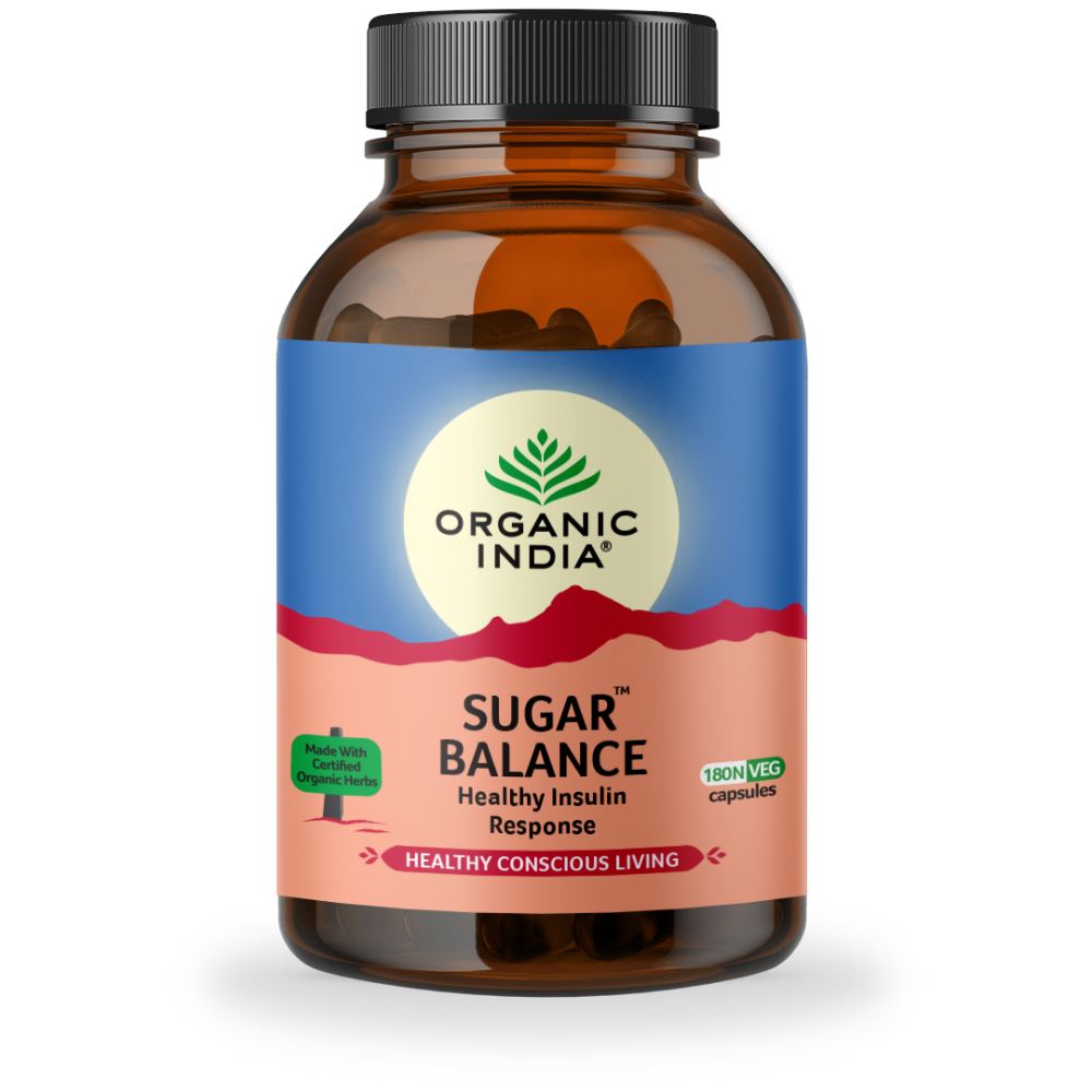 Organic India Sugar Balance Capsules (180caps)