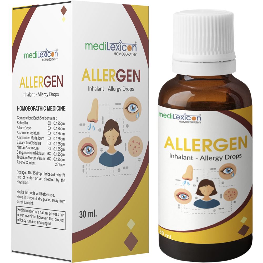 Medilexicon Allergen Inhalant Allergy Drops (30ml)