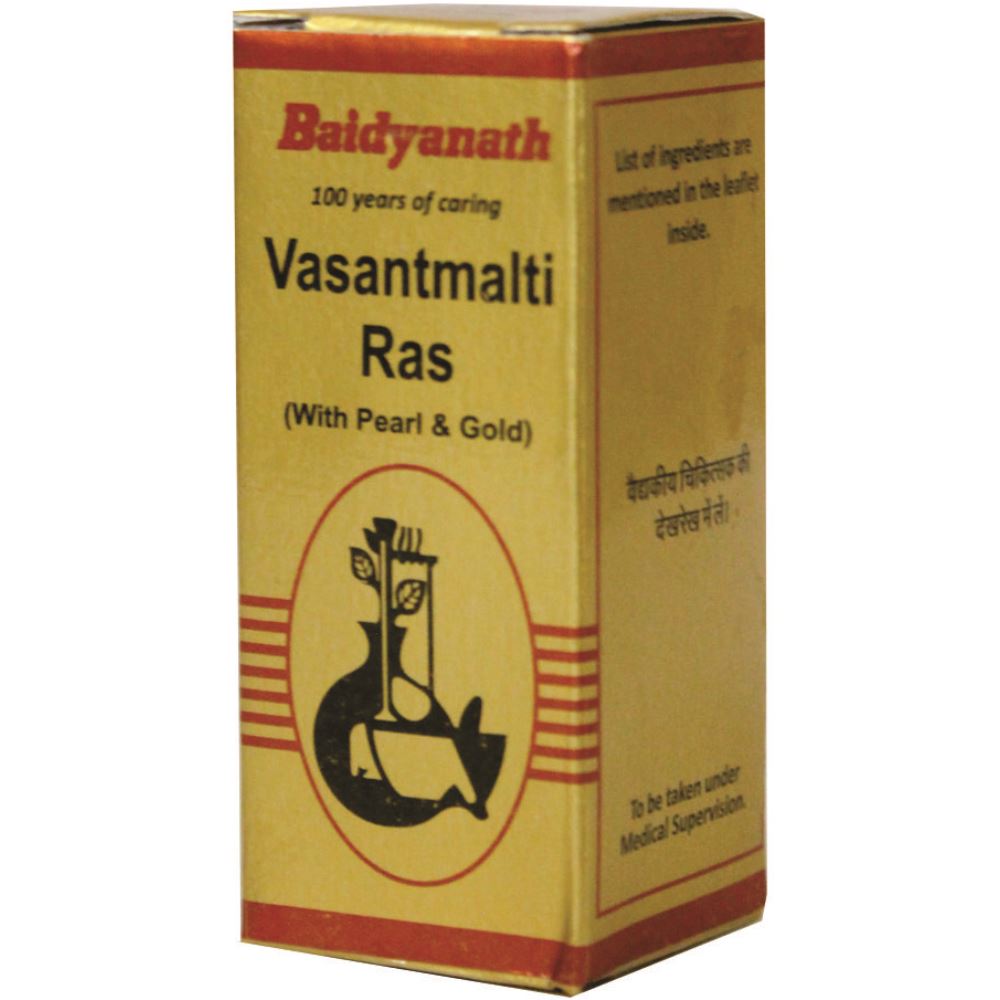 Baidyanath (Nagpur) Vasant Malti Ras With Gold (10tab)