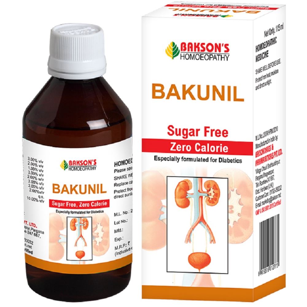 Bakson Bakunil Syrup (Sugar Free) (115ml)