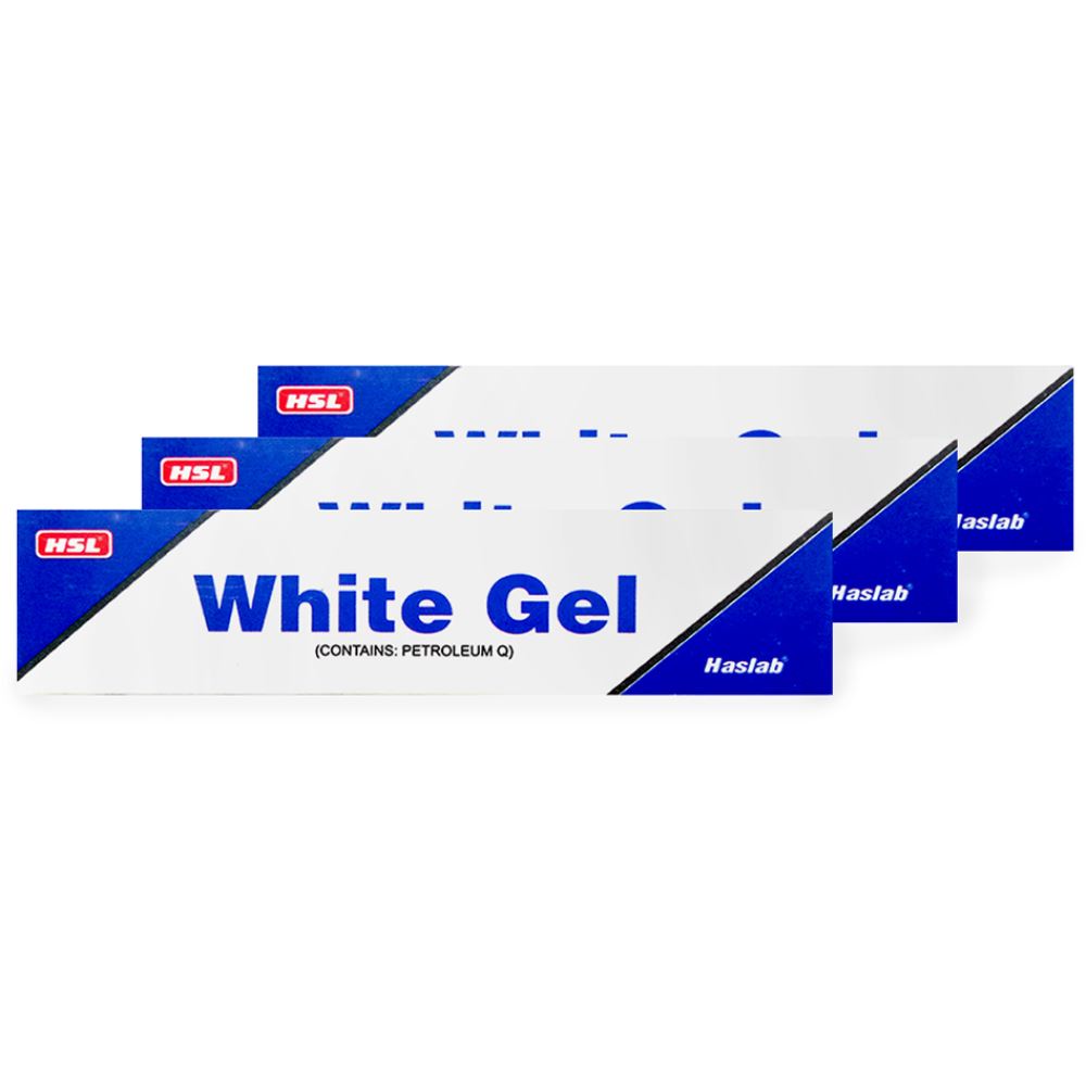 Haslab White Gel (25g, Pack of 3)
