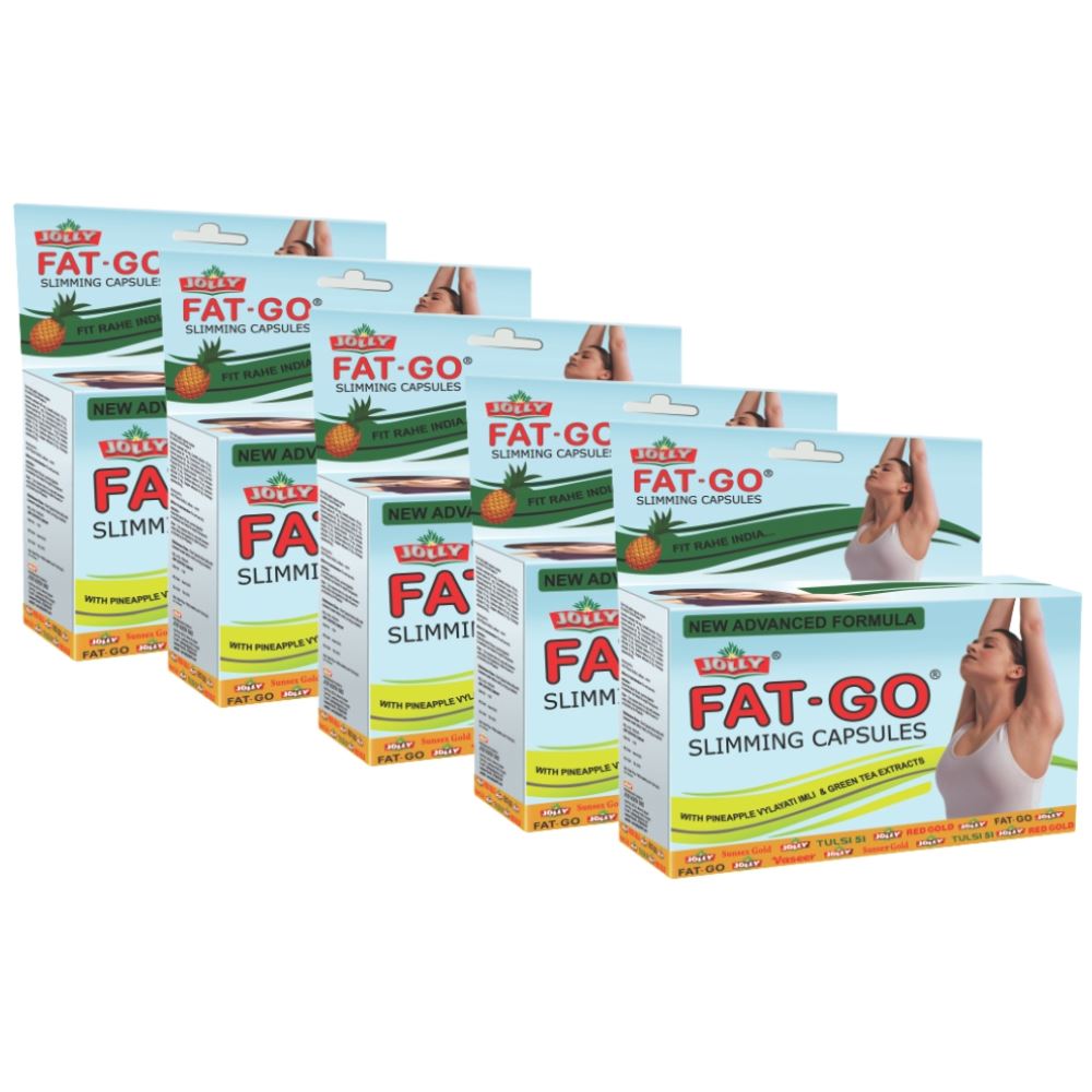 Jolly Fat Go Slimming Capsules (60caps, Pack of 5)