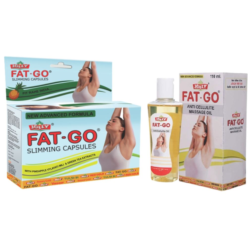 Jolly Fat Go Slimming Capsules and Oil (1Pack)