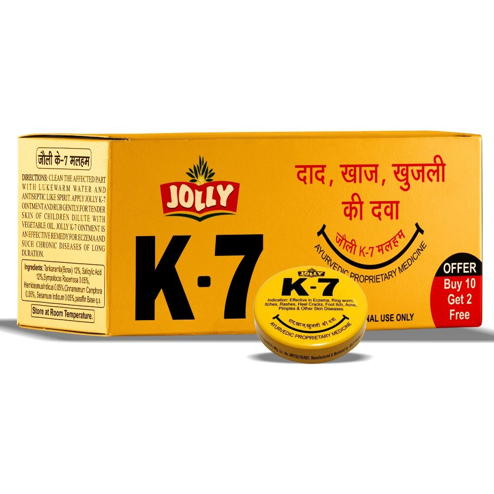Jolly K-7 Ointment (14g, Pack of 12)