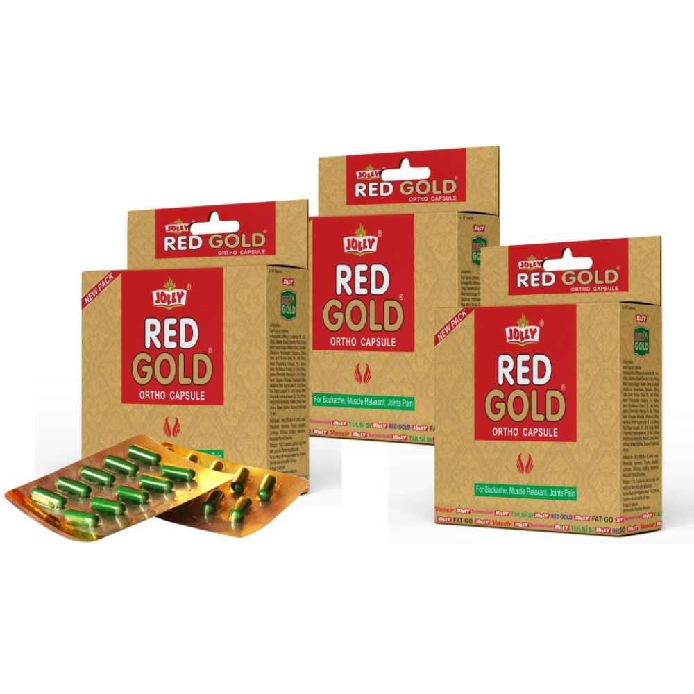Jolly Red Gold Ortho Capsules (30caps, Pack of 3)