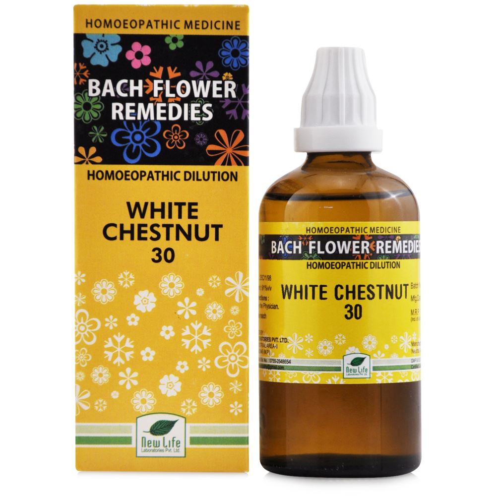 New Life Bach Flower White Chestnut (100ml)