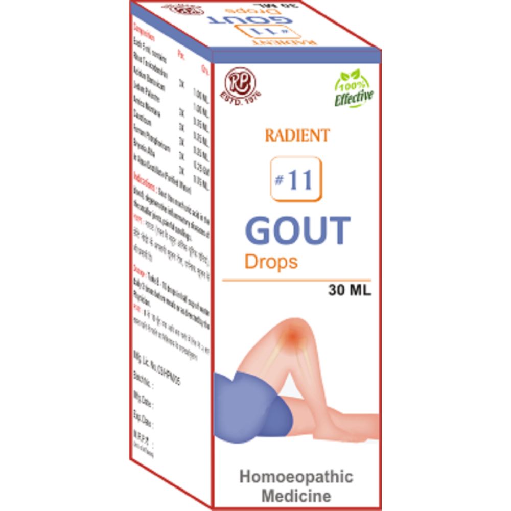 Radient 11 Gout Drops (30ml)