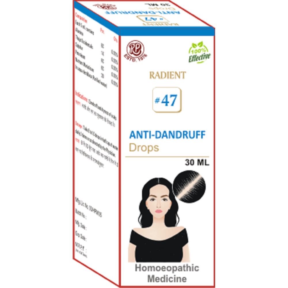 Radient 47 Anti Dandruff Drops (30ml)