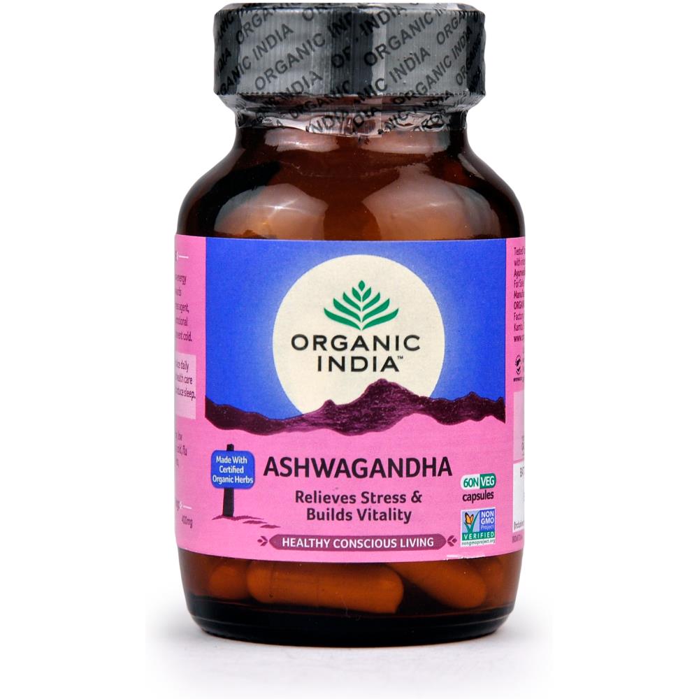 Organic India Ashwagandha Capsules (60caps)