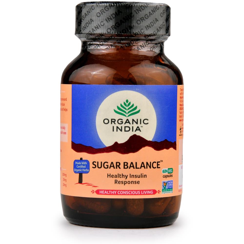 Organic India Sugar Balance Capsules (60caps)