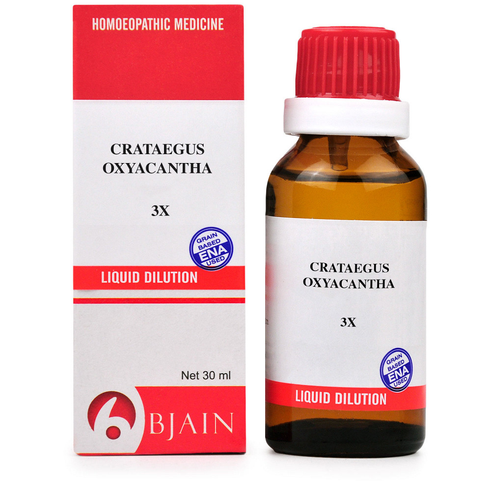 B Jain Crataegus Oxyacantha 3X (30ml)