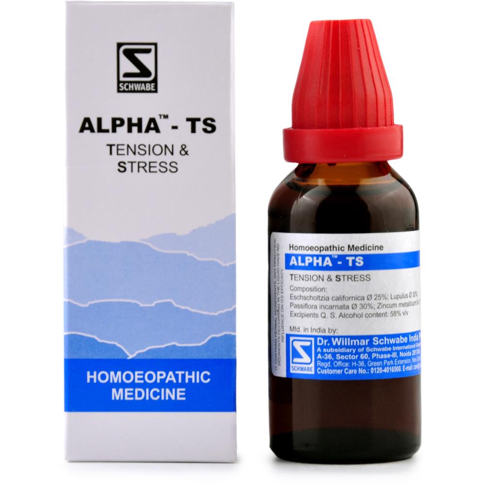 Willmar Schwabe India Alpha TS (Tension And Stress) (30ml)