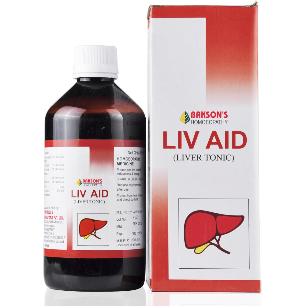 Bakson Liv Aid Syrup (450ml)