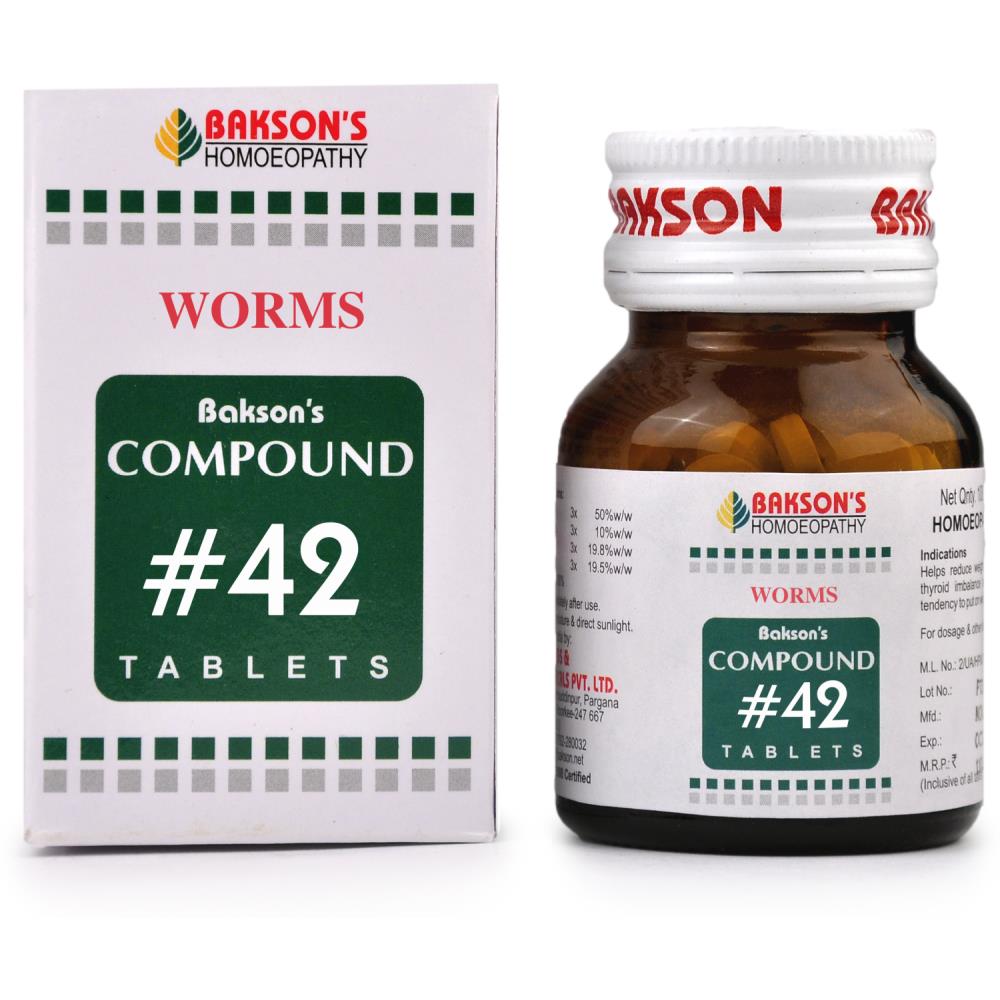 Bakson Compound No 42 (Worms) (100tab)
