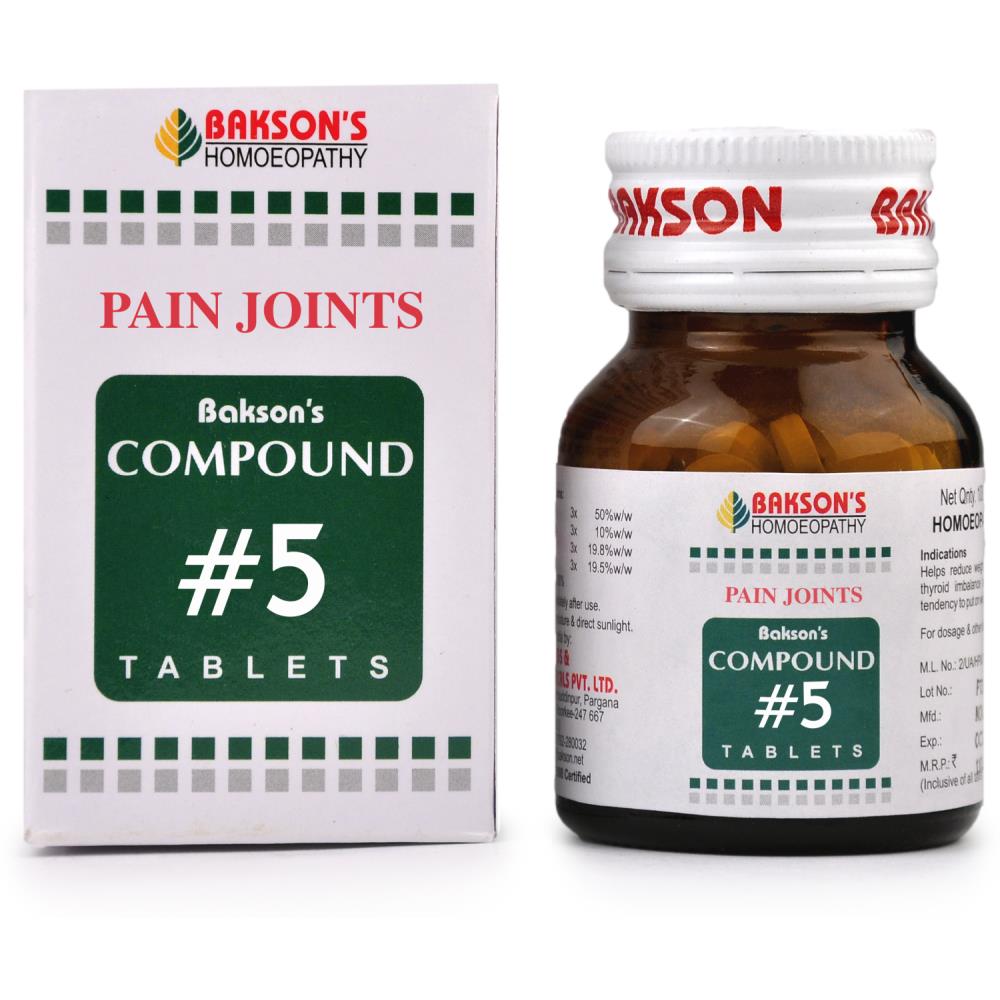 Bakson Compound No 5 (Pain Joints) (100tab)