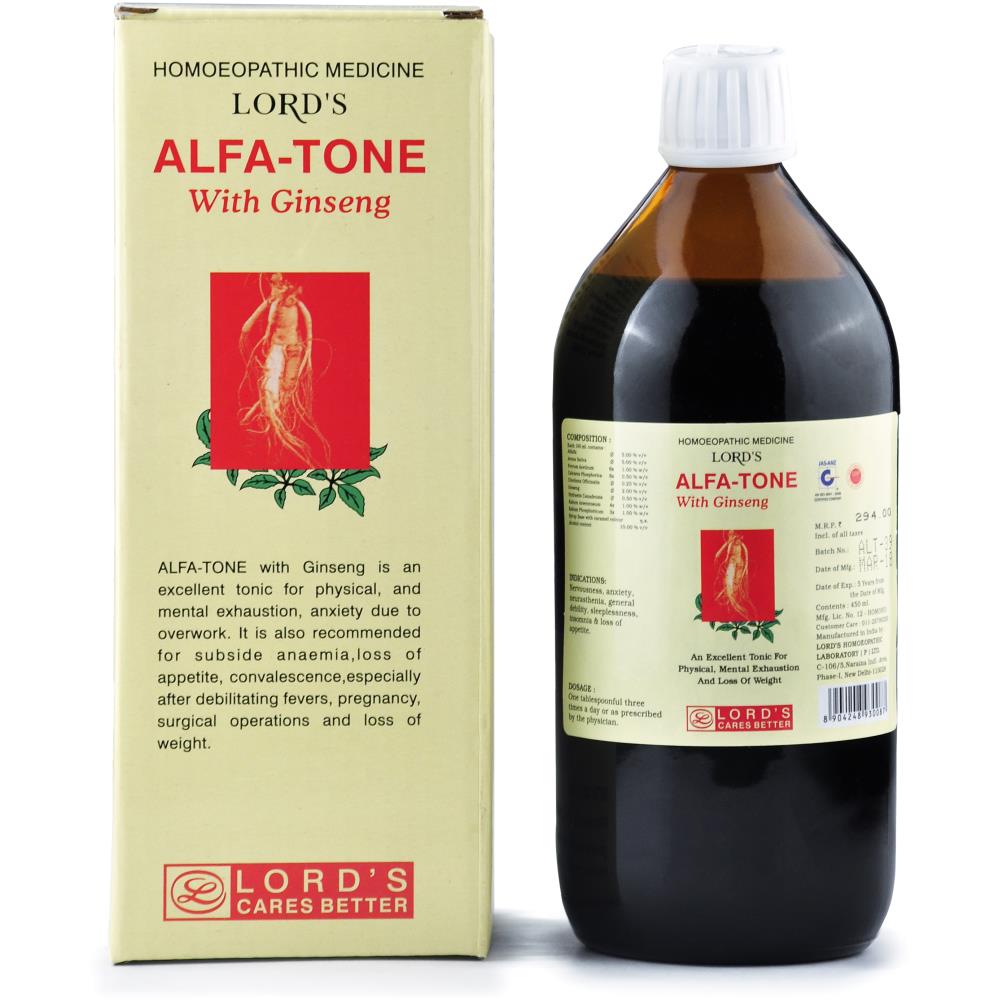 Lords Alfatone Ginseng Tonic (450ml)