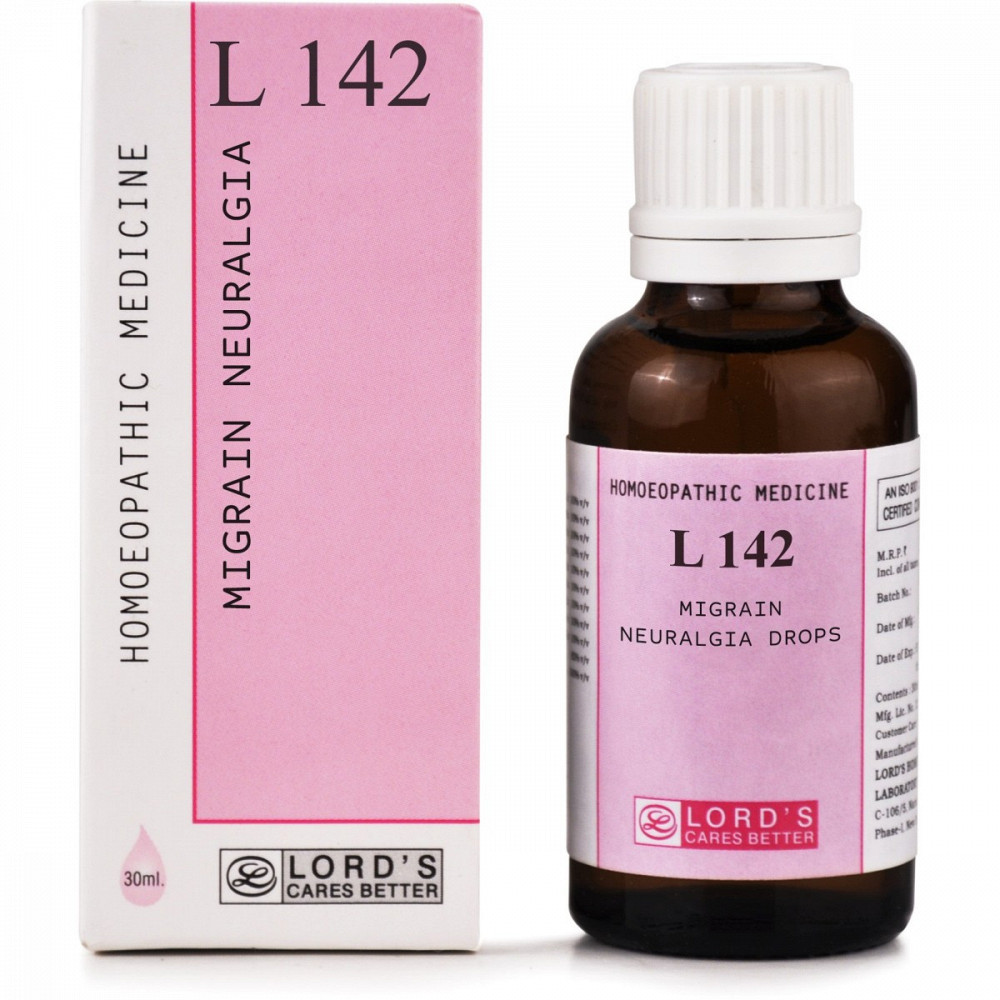 Lords L 142 Migrain Neuralgia Drops (30ml)