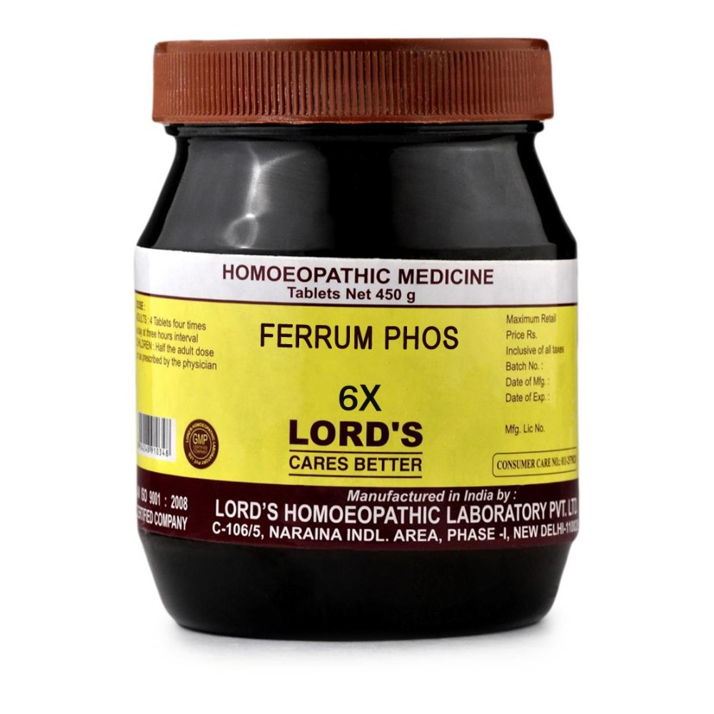 Lords Ferrum Phos 6X (450g)
