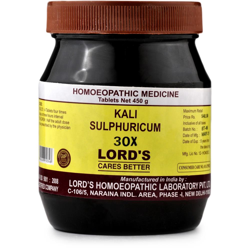 Lords Kali Sulph 30X (450g)