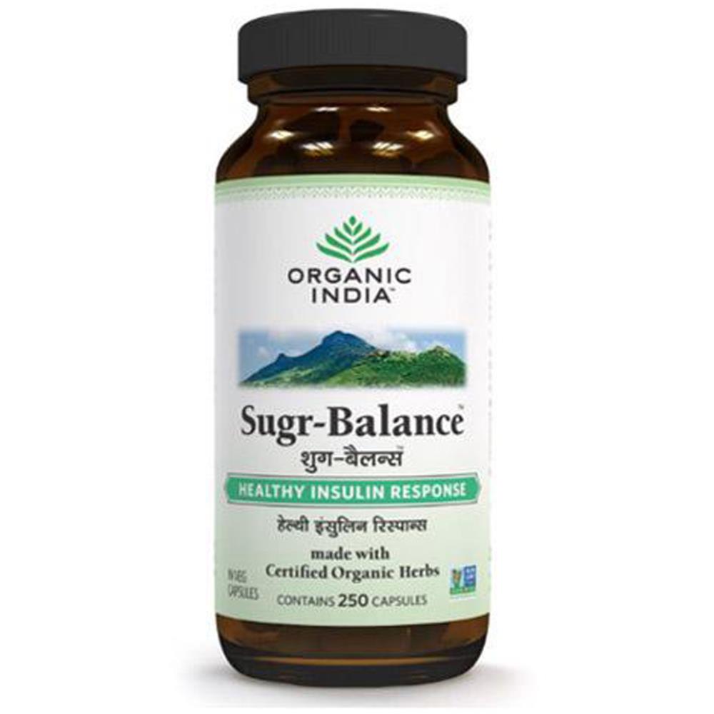 Organic India Sugar Balance Capsules (250caps)