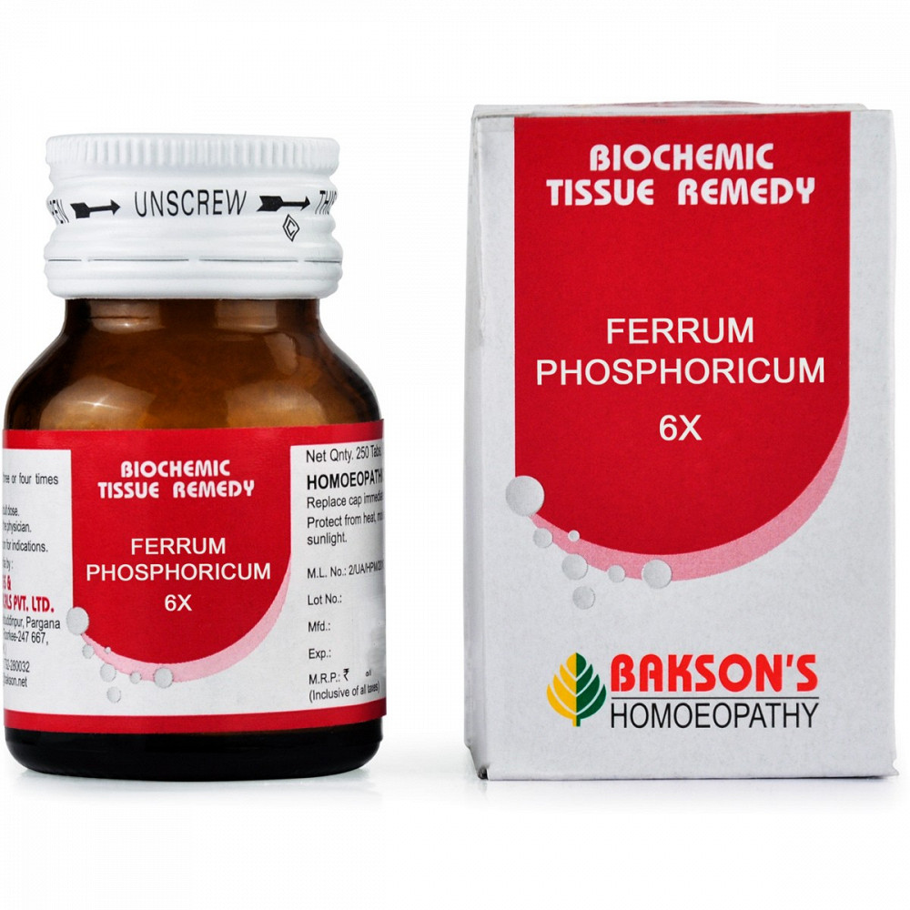 Bakson Ferrum Phosphoricum 6X (25g)