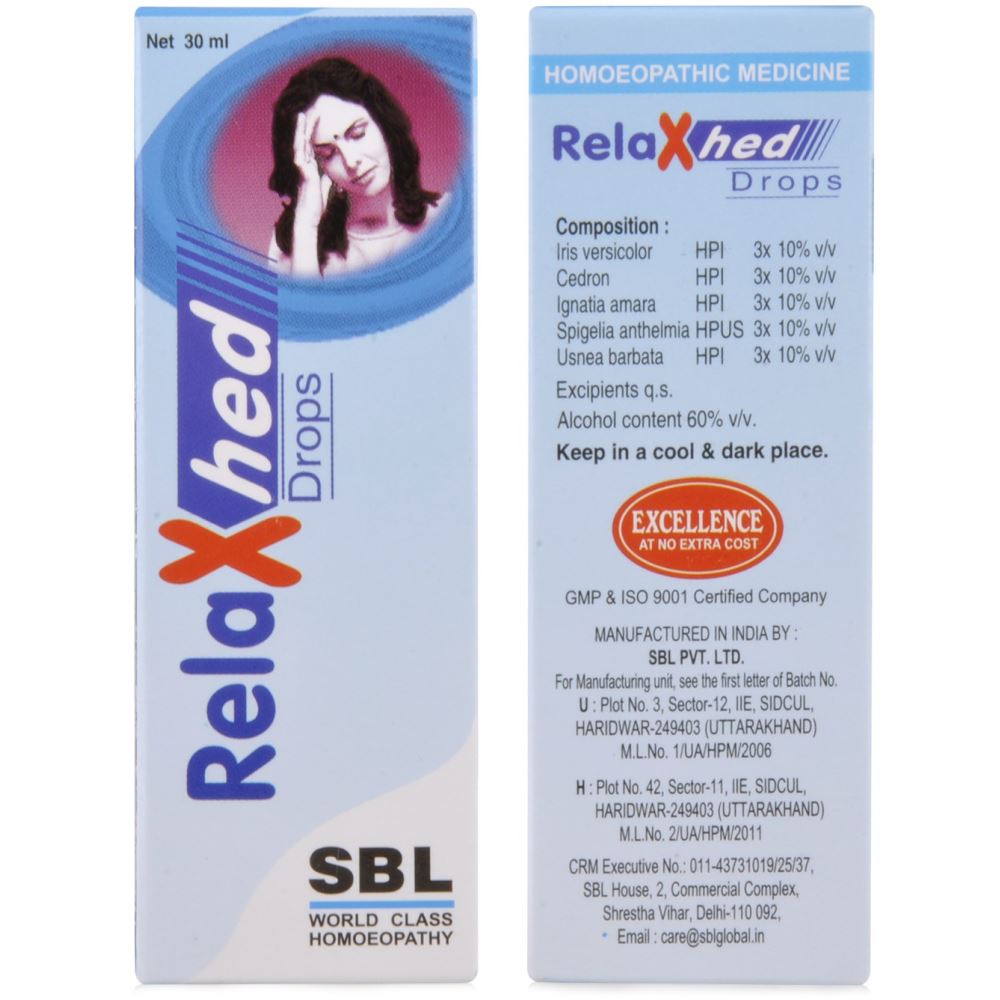 SBL Relaxhed Drops (30ml)
