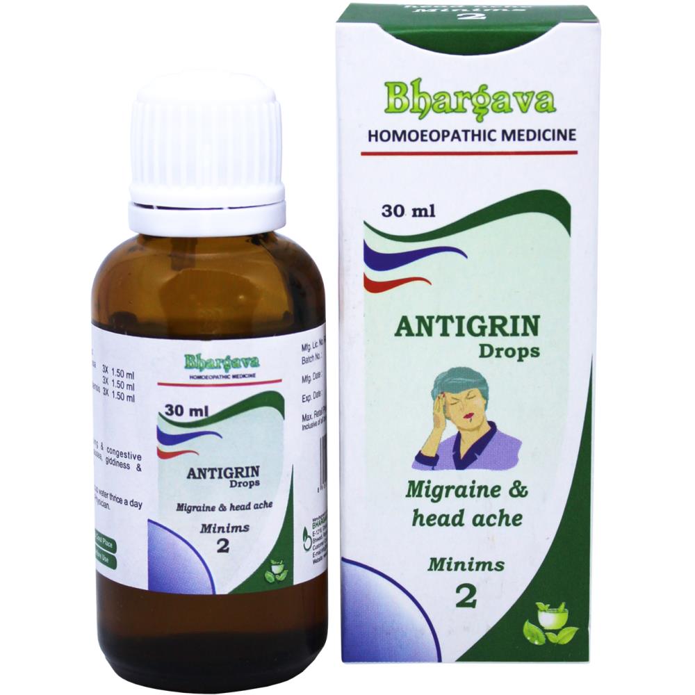 Dr. Bhargava Antigrin Drops(Minims 02) (30ml)