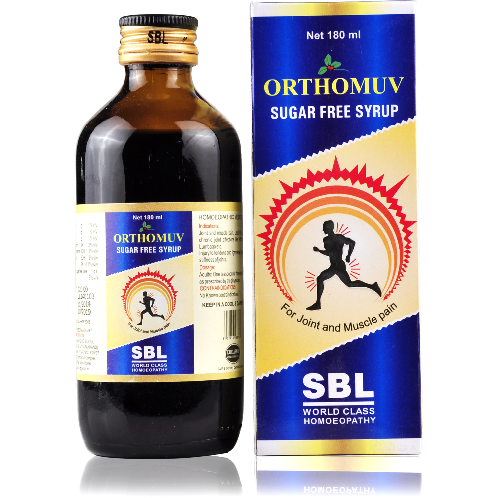 SBL Orthomuv Syrup (Sugar Free) (180ml)